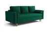 Schlafsofa mit Bettkasten 225 x 100 x 96 cm Moris 