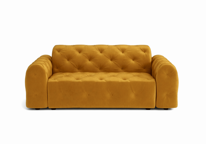 Zweisitzer-Sofa mit eleganter Steppung CANDY 190×107 cm
