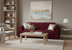 4-Sitzer-Sofa mit eleganter Steppung CANDY 255 × 107 cm