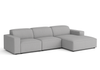 Ecksofa L-form, 3-Sitzer 284x102x70cm Lucas