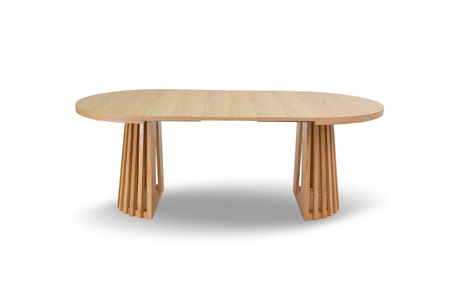 Runde Tisch, Holztisch, Esstisch, Klapptisch 110-210 cm T-77