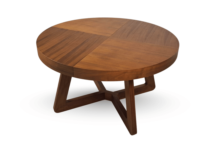 Runder Tisch, Esstisch, Holztisch T40 130-230 cm