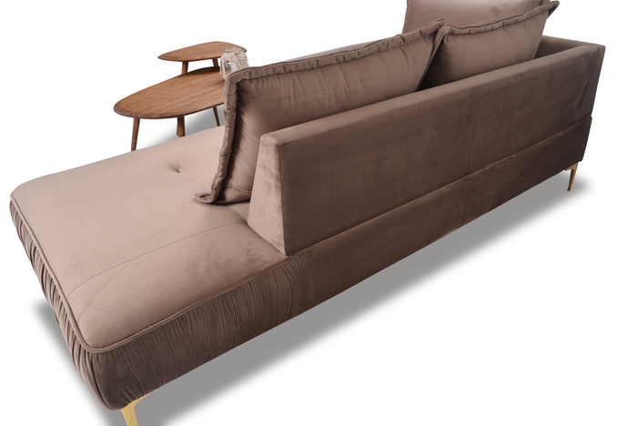 Chaiselongue modern mit Falten 213x98x85 cm Moriss
