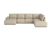 Ecksofa U-form Fergi 366x257x90 cm
