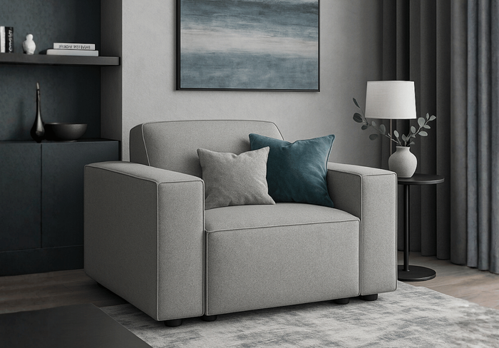 Sessel, Relaxsessel 124x102x70 cm Lucas