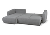 Ecksofa mit Schlaffunktion und Bettkasten, L-form 255x165x91 cm Lola