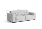 Sofa 204x102x70 cm Bergi