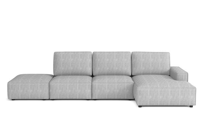 Modulare Ecksofa Links 341x166x90 cm L-form Fergi 