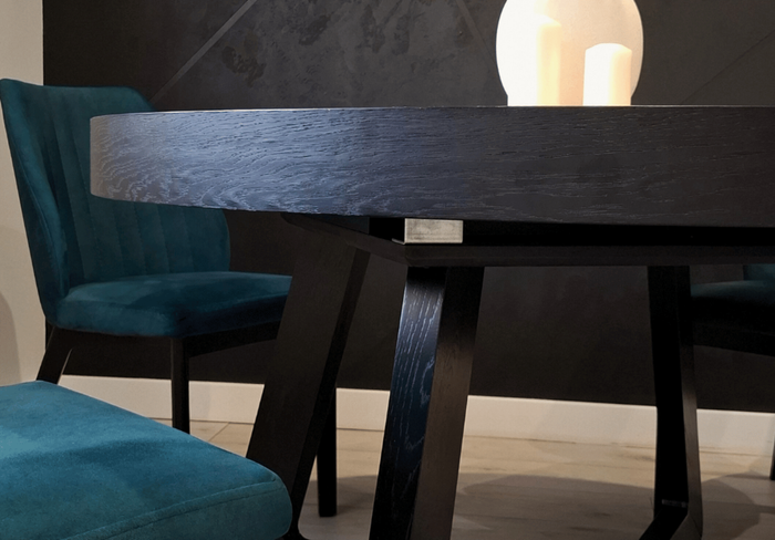 Runder Tisch, Esstisch, Holztisch T40 130-230 cm