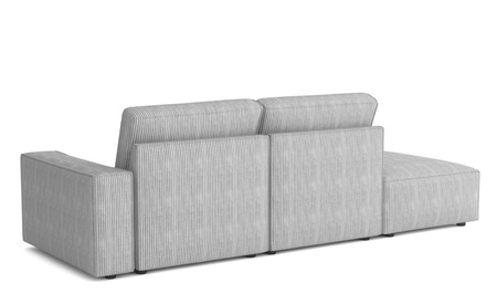 Modulare Sofa 3-Sitzer 255x102x90 cm Fergi Beige