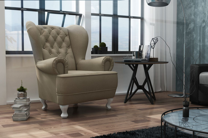 NEPAL 110x80 cm Ohrensessel mit Steppung