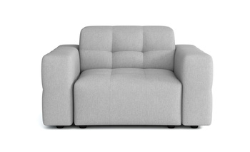 Sessel Lexury Lounge Armchair Bergi  124x102x70 cm Modernes Design, bequemer Sitz, gesteppte Polsterung
