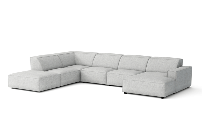 Ecksofa 5 Teile Links 364x166x70 cm Lucas 