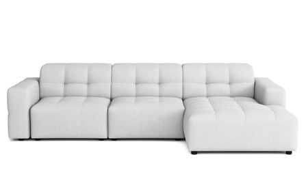 Modulare Ecksofa L-form Rechts Bergi 284x166x70 cm Creme