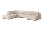 Ecksofa U-form links 364x262x70 cm modular Sofa Bergi 