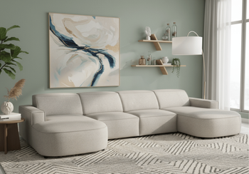 Ecksofa Modular U-form 364x166x70 cm Lucas