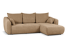 Ecksofa mit Schlaffunktion und Bettkasten, L-form 255x165x91 cm Lola