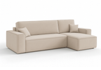 Ecksofa mit Schlaffunktion und Bettkasten L-form 244x142x80 cm Denis 