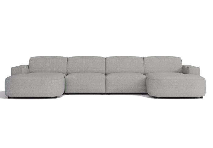  Ecksofa Modular U-form 364x166x70 cm Lucas 