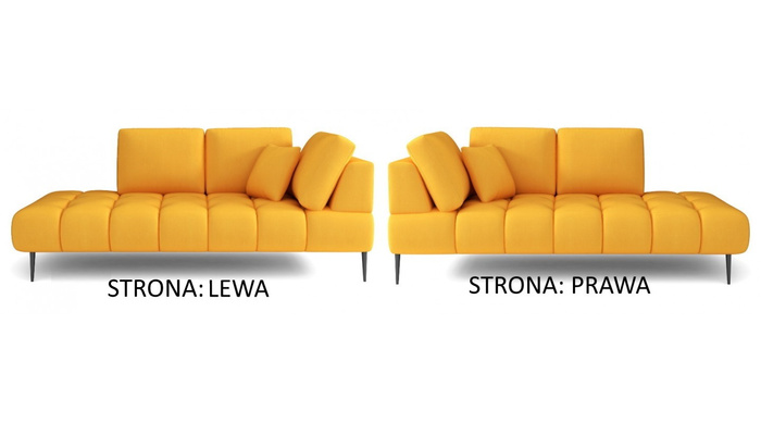 Chaise Lounge Buffo Sofa Aus Mattem Material 216x102x96 cm