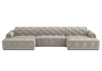 Ecksofa U-form mit eleganter Steppung CANDY 390x170 cm