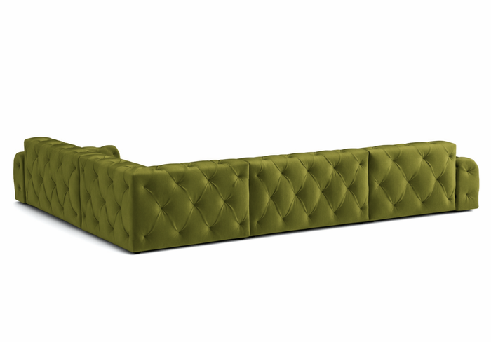 Ecksofa mit eleganter Steppung CANDY 334x254 cm