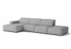 Ecksofa Rechts 4 Teile 341x102x70cm Lucas 