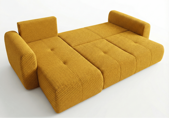 Ecksofa mit Schlaffunktion UNO 245 × 148 cm