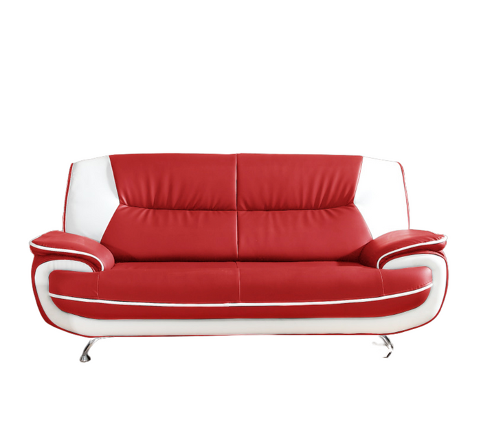 Sofa 3-Sitzer Couch Kunstleder ONYX 198x87x89 cm Kunstledersofa 3-er