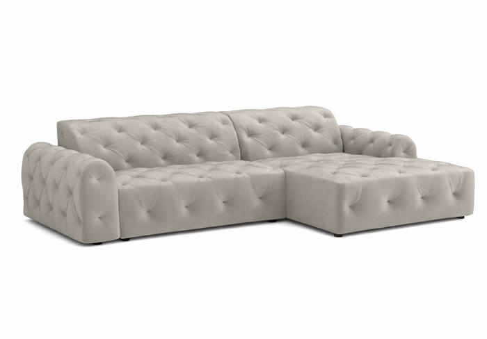 Ecksofa L-form 260x170x80 cm Chesterfield Candi