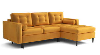 Ecksofa mit Schlaffunktion und Bettkasten, L-form 246x172x101 cm Sevilla