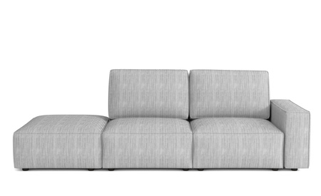 Modulare Sofa 3-Sitzer 255x102x90 cm Fergi Beige