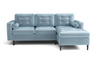 Ecksofa mit Schlaffunktion und Bettkasten, L-form 246x172x101 cm Sevilla