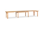Großer, rechteckiger, ausziehbarer Tisch 90 cm x 200-450 cm T52