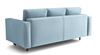 Sofa mit Schlaffunktion, Schlafsofa, Bettcouch 225x100x95 cm Sevilla 