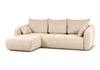 Ecksofa mit Schlaffunktion und Bettkasten, L-form 255x165x91 cm Lola