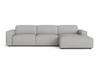 Ecksofa L-form, 3-Sitzer 284x102x70cm Lucas