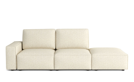 Modulare Sofa 3-Sitzer 255x102x90 cm Fergi Beige