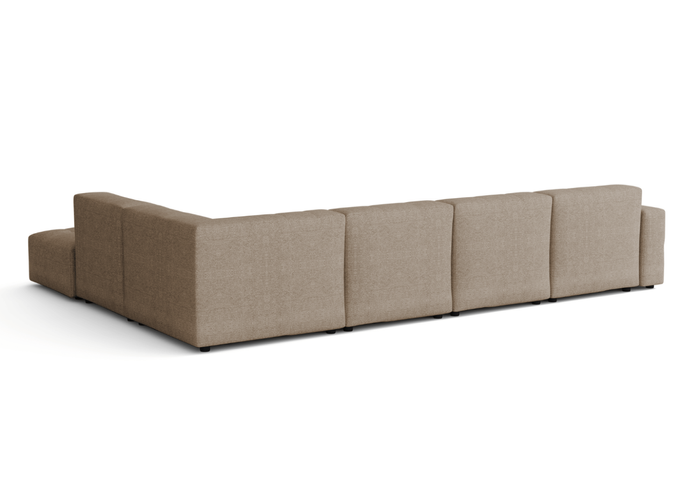 Ecksofa U-form links 364x262x70 cm modular Sofa Bergi 