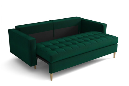 Schlafsofa mit Bettkasten 225 x 100 x 96 cm Moris 