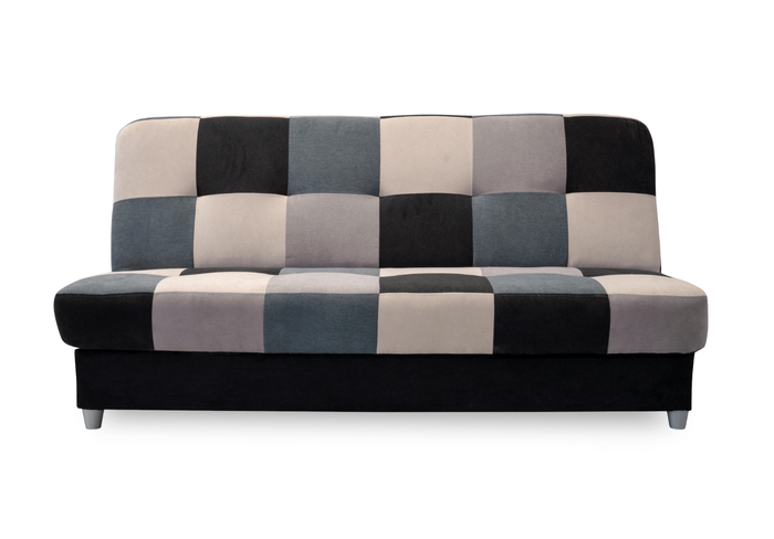 Sofa mit Schlaffunktion, Bettcouch, Schlafsofa mit Bettkasten Quadrat 190x58x98 cm