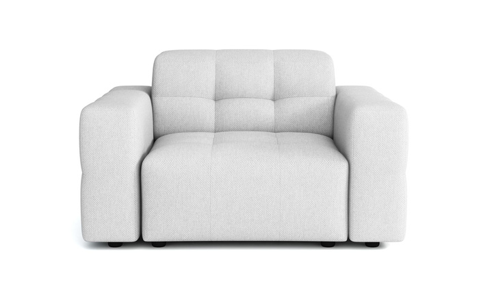 Sessel Lexury Lounge Armchair Bergi 124x102x70 cm Modernes Design, bequemer Sitz, gesteppte Polsterung