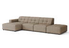 5-Sitzer-Ecksofa mit Ottomane BERGO 341 × 166 cm