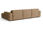 Modulare Ecksofa L-form Rechts Bergi 284x166x70 cm Creme