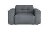 Sessel Lexury Lounge Armchair Bergi  124x102x70 cm Modernes Design, bequemer Sitz, gesteppte Polsterung