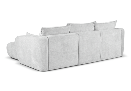 Ecksofa mit Schlaffunktion und Bettkasten, L-form 255x165x91 cm Lola