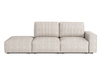 Modulare Sofa 3-Sitzer 255x102x90 cm Fergi Beige