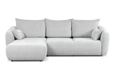 Ecksofa mit Schlaffunktion und Bettkasten, L-form 255x165x91 cm Lola