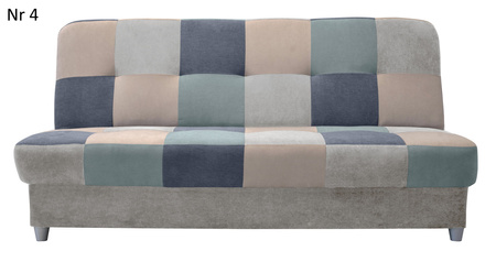 Sofa mit Schlaffunktion, Bettcouch, Schlafsofa mit Bettkasten Quadrat 190x58x98 cm