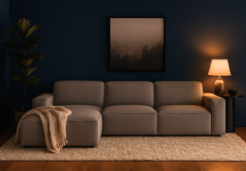 Ecksofa L-form, 3-Sitzer 284x102x70cm Lucas